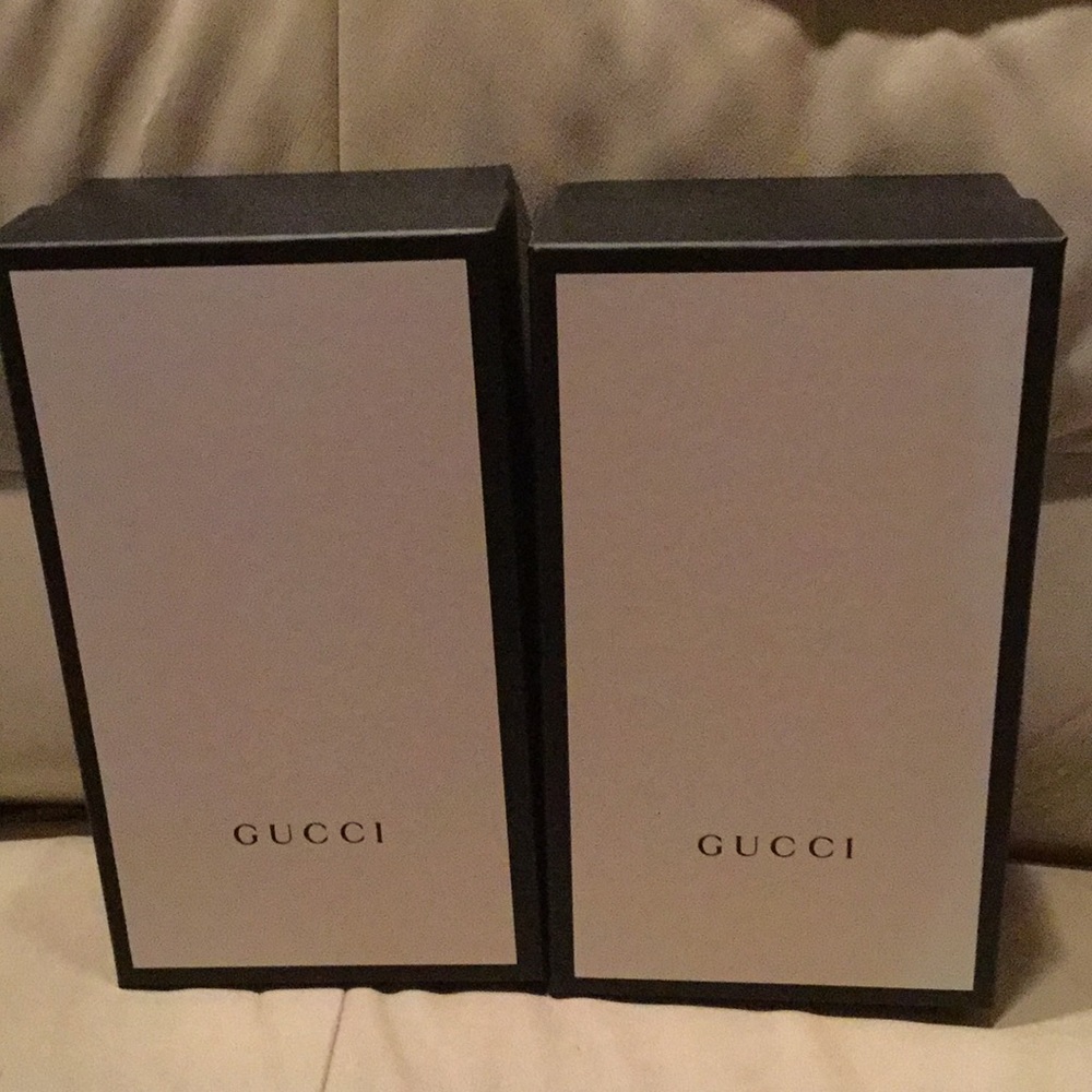 2 Gucci shoe boxes for heels flats sneakers